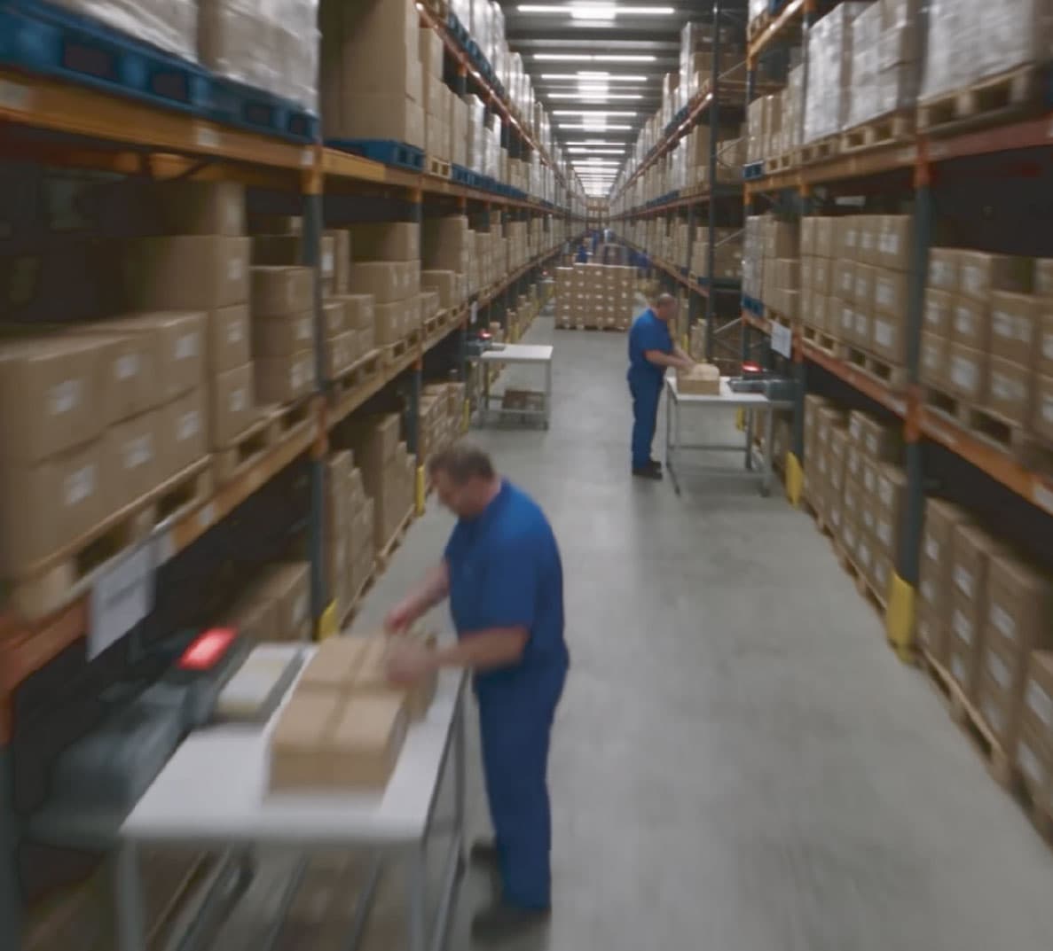 Direct mail production floor